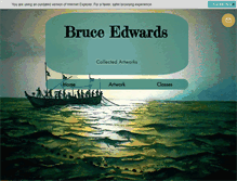 Tablet Screenshot of bruceedwardsartwork.com